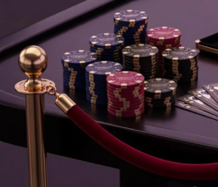 Luksusowa scenografia casino na wieczorze tematycznym